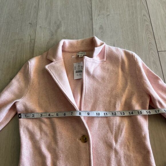 J Crew pink sweater blazer size XXS - Picture 3 of 8